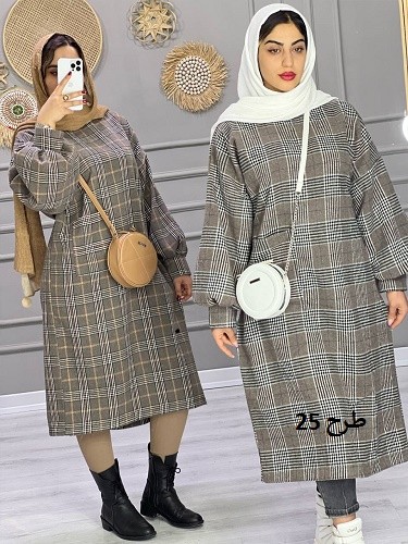 0787_کفتان چهارخونه پشمی