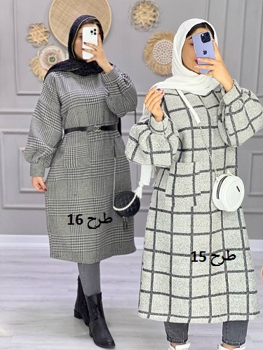 0787_کفتان چهارخونه پشمی