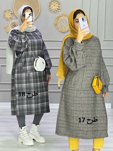 0787_کفتان چهارخونه پشمی