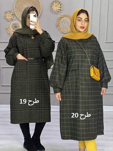 0787_کفتان چهارخونه پشمی