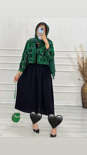 0595_کت  سارافون مزونی جیران