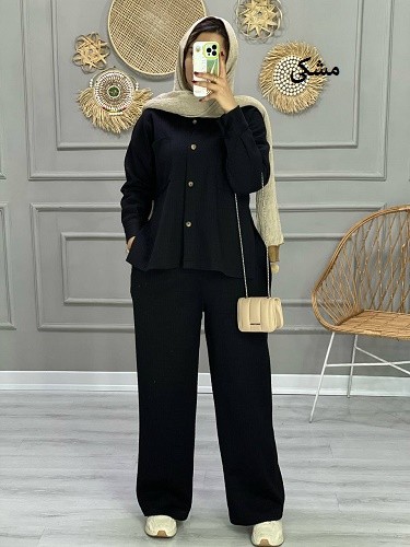 0811_ ست شومیز شلوار اسپیناس