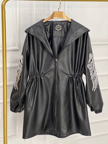 0463-کاپشن چرم فراز