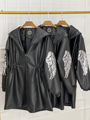 0463-کاپشن چرم فراز