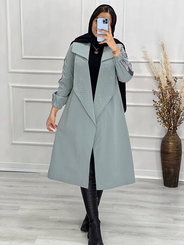 0471-بارونی ضد آب نگینی