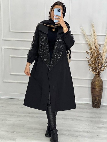 0471-بارونی ضد آب نگینی