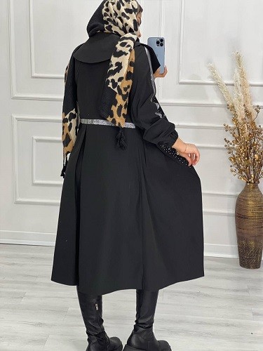 0471-بارونی ضد آب نگینی