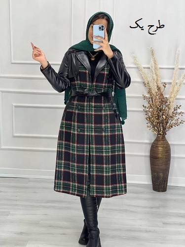 0478-پالتو ترکیبی نیلا