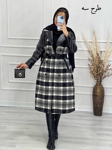 0478-پالتو ترکیبی نیلا