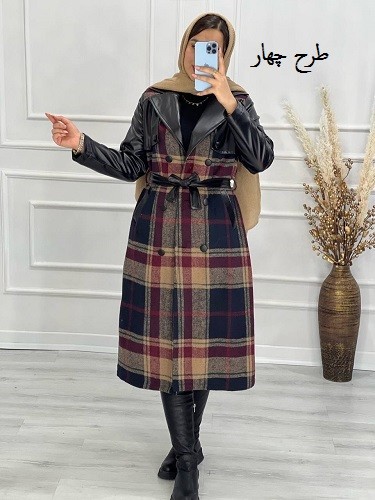 0478-پالتو ترکیبی نیلا