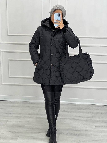 0497-ست کاپشن و کیف پرادا