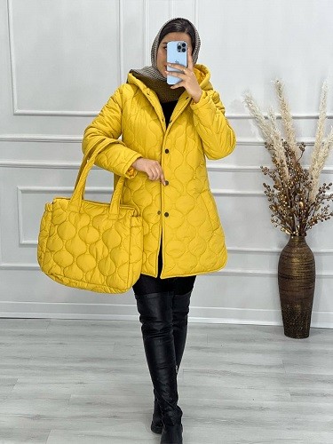 0497-ست کاپشن و کیف پرادا