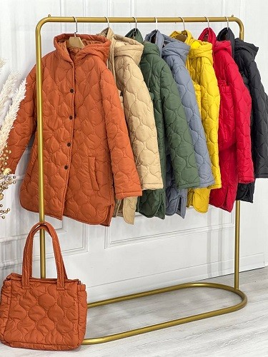 0497-ست کاپشن و کیف پرادا