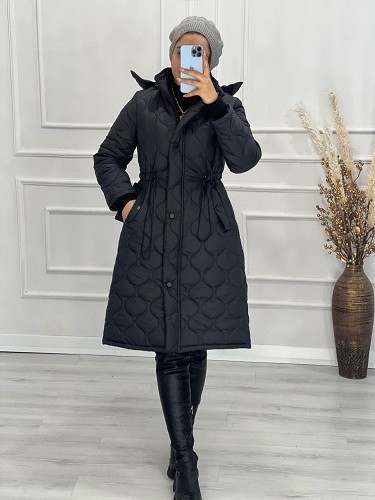 0514-کاپشن مزونی کیف‌دار کالیسا