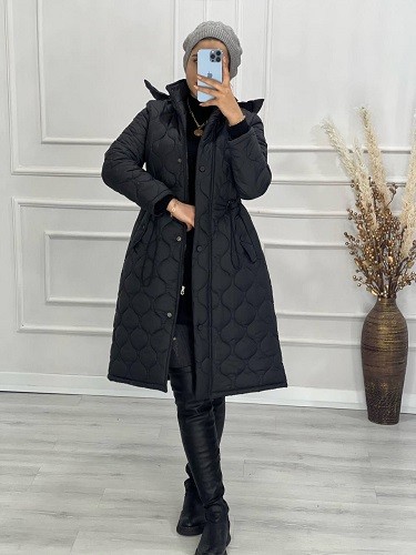 0514-کاپشن مزونی کیف‌دار کالیسا