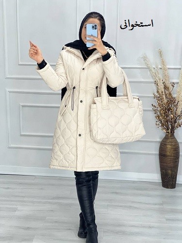 0514-کاپشن مزونی کیف‌دار کالیسا