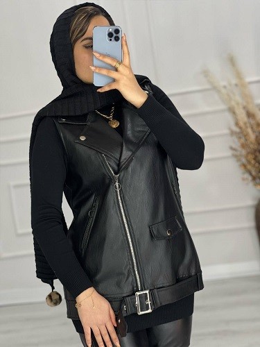 0516- وست چرم ژیوان