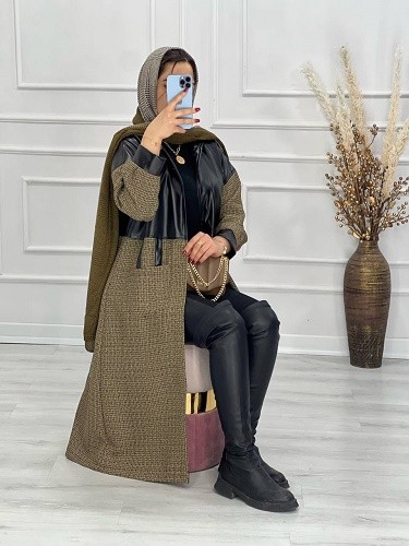 0526-پالتو چرم ریما میناز