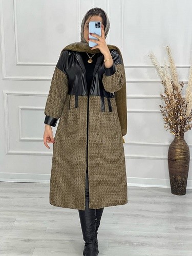 0526-پالتو چرم ریما میناز