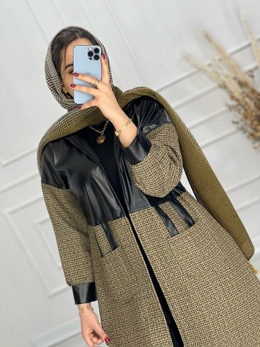 0526-پالتو چرم ریما میناز