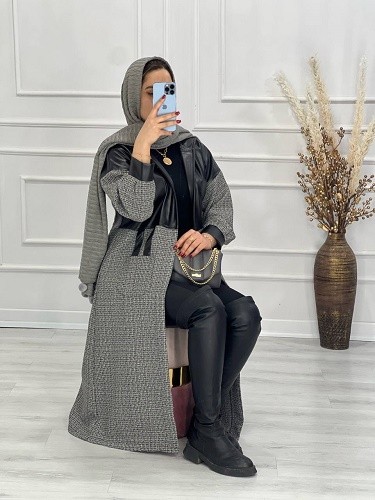 0526-پالتو چرم ریما میناز