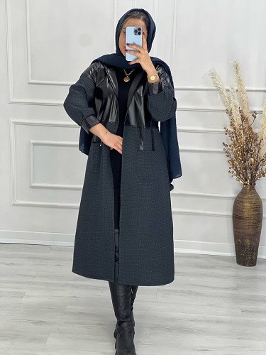 0526-پالتو چرم ریما میناز