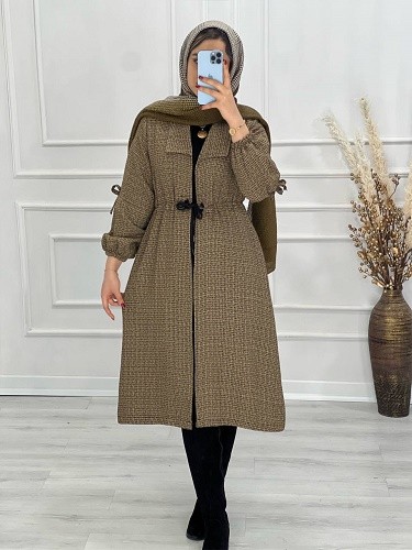 0529- مانتو آستین عروسکی ریما