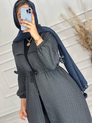 0529- مانتو آستین عروسکی ریما