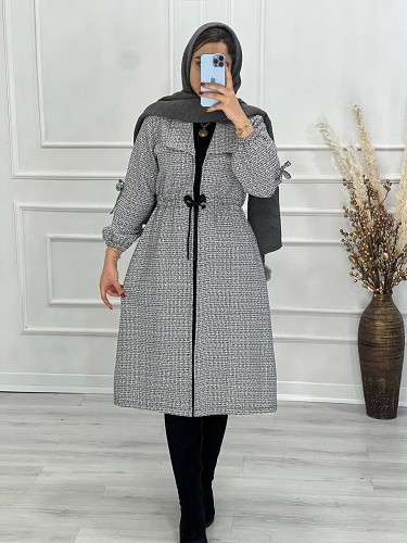 0529- مانتو آستین عروسکی ریما