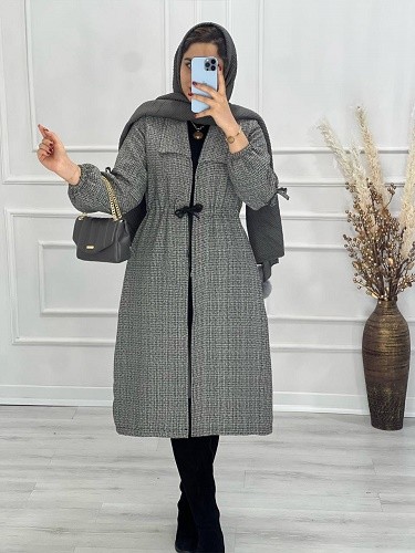 0529- مانتو آستین عروسکی ریما