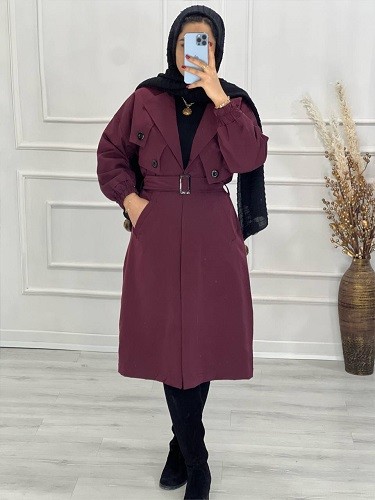 0533- بارونی مزونی آستردار فروزان