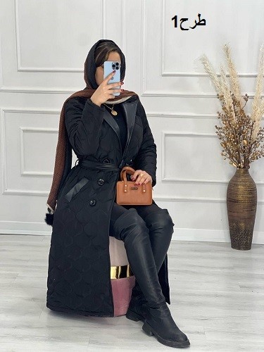 0484-کاپشن امبردی بلند دایان