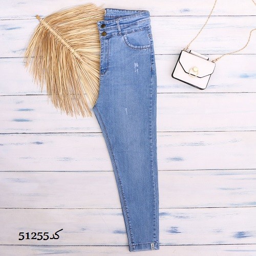 51255- جین اسکینی مودا دو دکمه