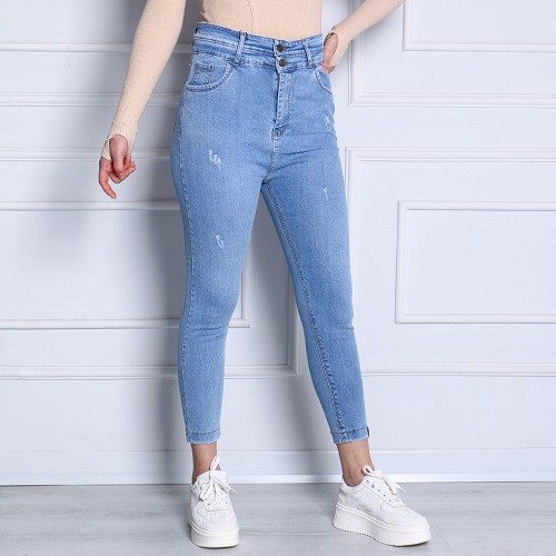 51255- جین اسکینی مودا دو دکمه