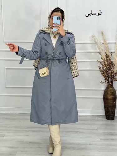 0545- بارونی آستردار ماوی