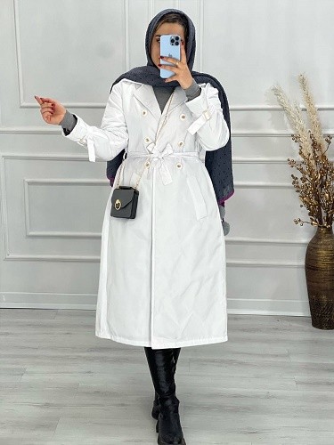 0545- بارونی آستردار ماوی