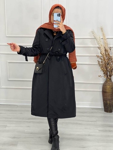 0545- بارونی آستردار ماوی