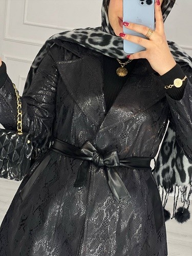 0547-پالتو سوییت چرم لاوین