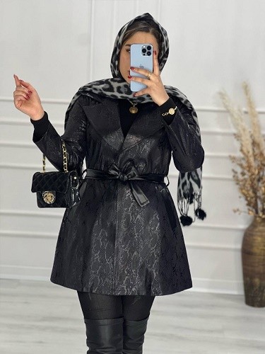 0547-پالتو سوییت چرم لاوین