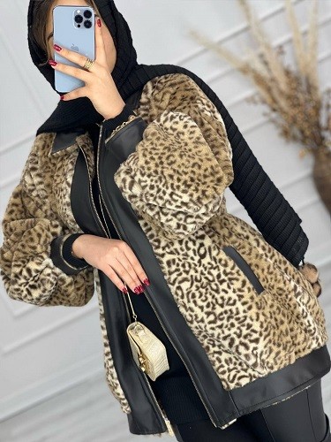 0551-پالتو پوست پلنگی