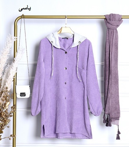 0561-مانتو جلو دکمه آلندا