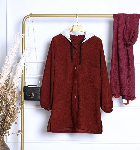 0561-مانتو جلو دکمه آلندا