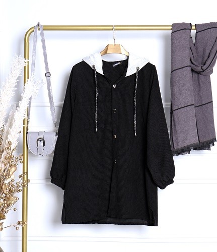 0561-مانتو جلو دکمه آلندا