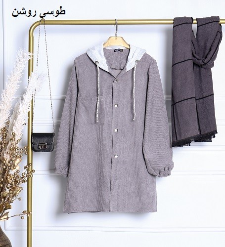 0561-مانتو جلو دکمه آلندا