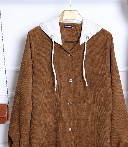 0561-مانتو جلو دکمه آلندا