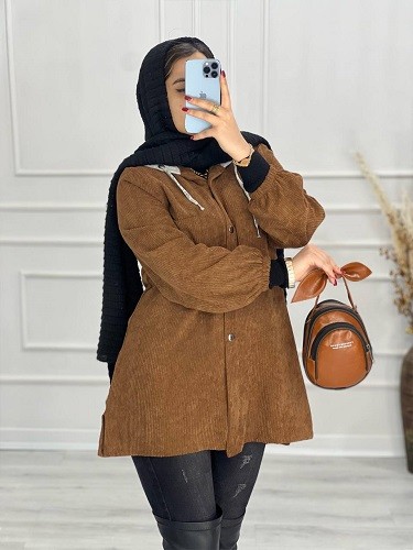 0561-مانتو جلو دکمه آلندا