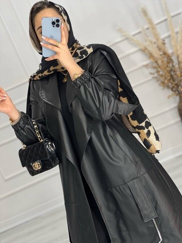 0569- پالتو چرم آستردار هیوا