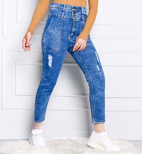 14165 - شلوارجین گن دار