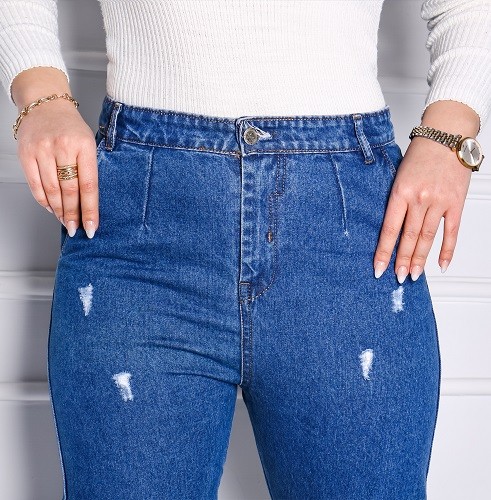 078 - شلوار جین مام فیت