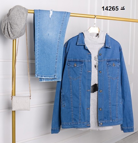 0576- کت جین کوتاه